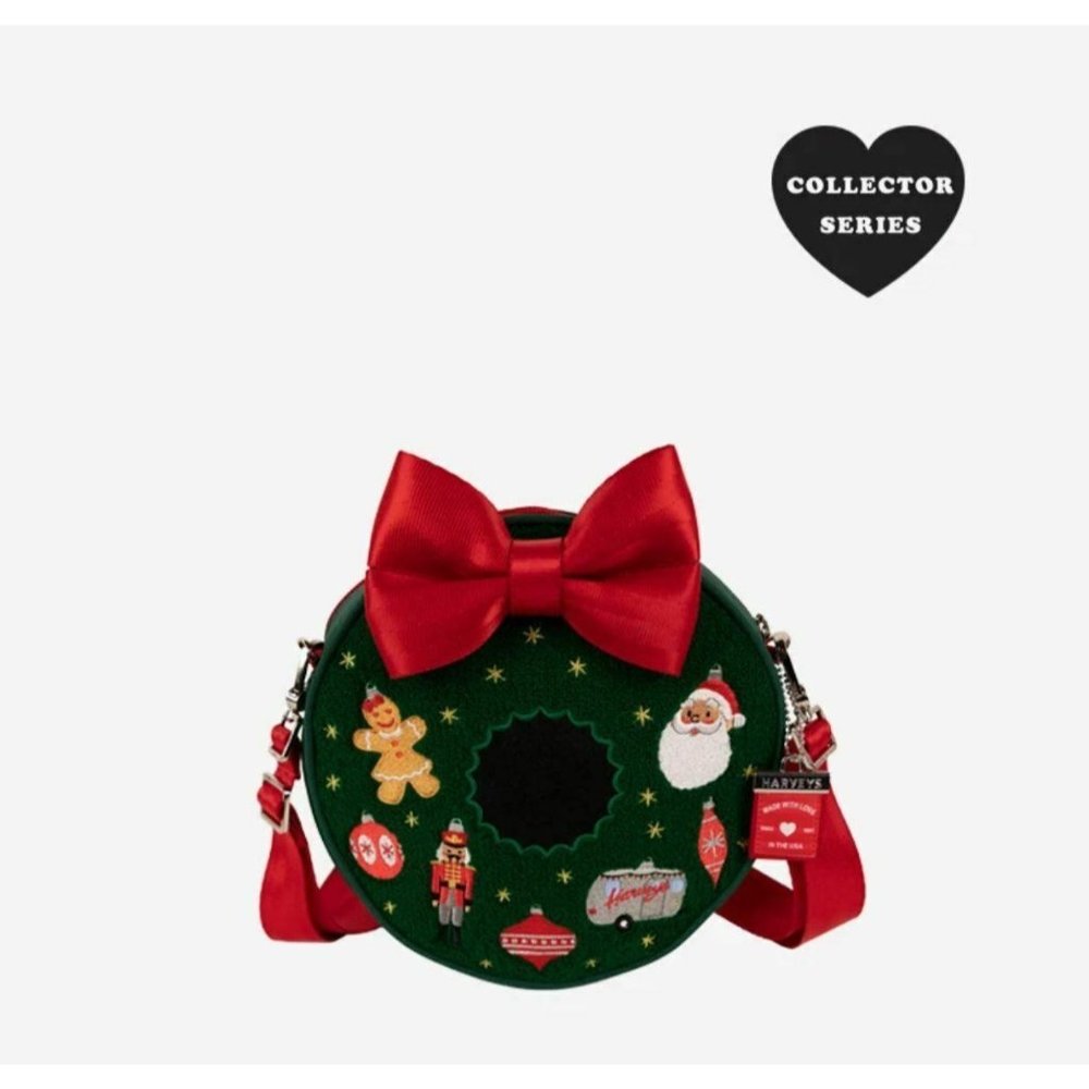 Harveys Christmas Holiday Wreath Crossbody